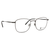 meineBrille 04-12060-01, Dunkel Gun Matt Schräg rechts
