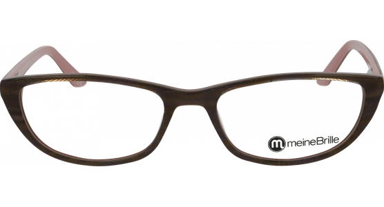 meineBrille 04-40190-02, Khaki-Rosé Glitzer - Ansicht 5