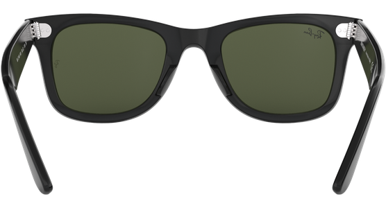 Ray-Ban RB2140 Original Wayfarer Classic Glänzend Schwarz / Grün 901 50-22 - Ansicht 7
