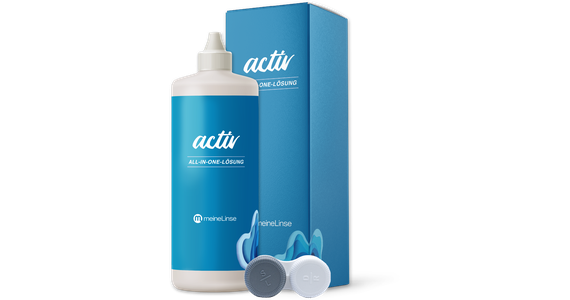 meineLinse activ All-in-One-Lösung Einzelflasche - Ansicht 2