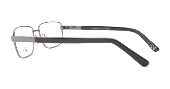 meineBrille 04-69070-02, Dunkel Gun/Schwarz seite - Ansicht 5