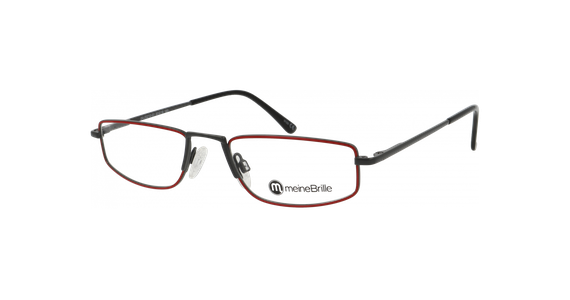 meineBrille 04-20210-01 Dunkelgrau Rot glänzend
