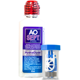 Peroxidlösung Aosept plus HydraGlyde Travelset