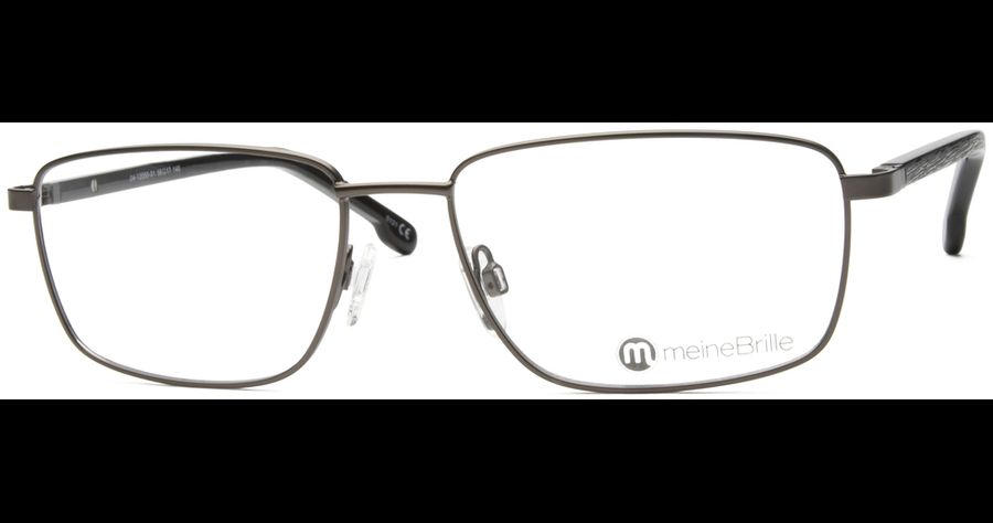 meineBrille 04-12050-02, Schwarz Front