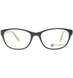 meineBrille 04-69180-01, Schwarz/Hellgrün front - Ansicht 3
