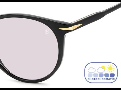 David Beckham Sonnenbrille Herren David Beckham DB 1139/S 51 Schwarz Ansicht 3