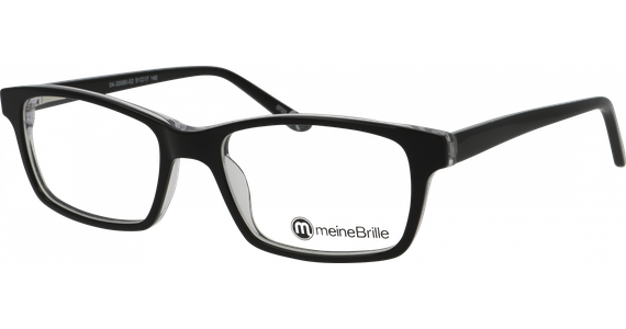 meineBrille 04-30080-02, Schwarz/Crystal - Ansicht 3