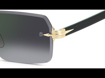 David Beckham Sonnenbrille Herren David Beckham DB 7109/S 56 GOLD GREEN Ansicht 3