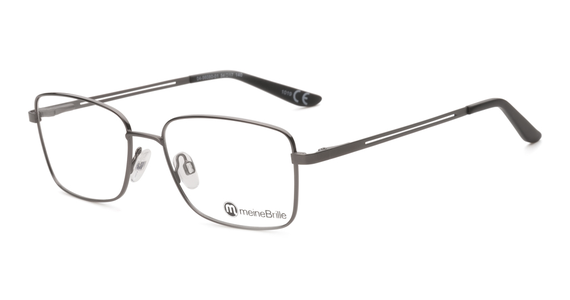 meineBrille 04-96080-01, Dunkel Gun Matt links - Ansicht 2