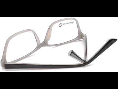 meineBrille 04-69190-02, Schwarz/Milky hinten