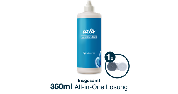 meineLinse activ All-in-One-Lösung Einzelflasche - Ansicht 4