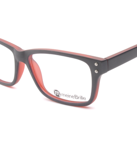 meineBrille 04-69130-01, Marine Blau/Rot Matt nah - Ansicht 4