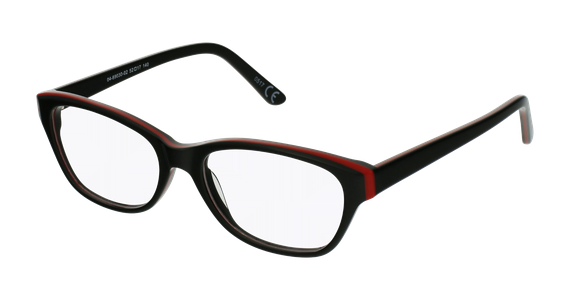 meineBrille 04-69030-02, Schwarz/Rot