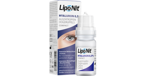 LipoNit Compact Augentropfen 0,3% Hyaluron Einzelflasche - Ansicht 3