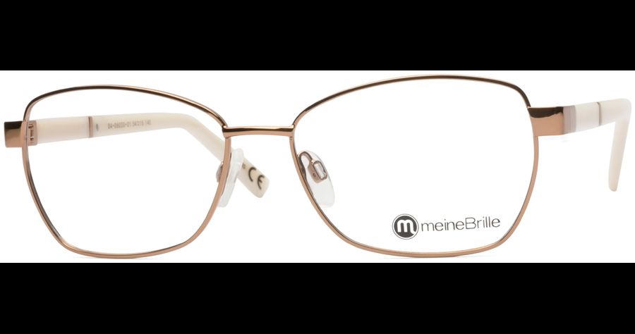 meineBrille 04-06020-01, Kupfergold/Alabaster Front