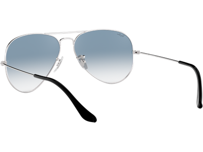 Ray Ban Aviator Gradient RB3025 003 3F Silber Blau