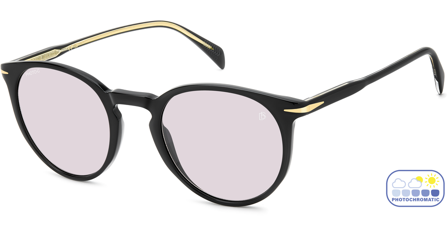 David Beckham Sonnenbrille Herren David Beckham DB 1139/S 51 Schwarz Ansicht 1