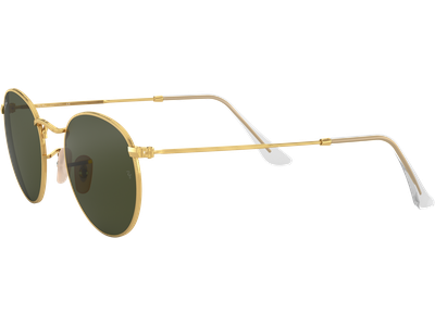 Ray-Ban RB3447 Round Metal Glänzend Gold / Grün 001 53 - Ansicht 2