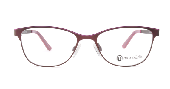 meineBrille 04-69110-01, Dunkel Rot/Pink front - Ansicht 2