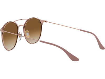 Ray-Ban RB3546 907151 Glänzendes Beige auf Kupfer/Hellbraun - Ansicht 4