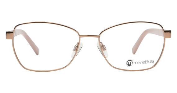 meineBrille 04-06020-02, Kupfergold/Altrosa Front - Ansicht 3
