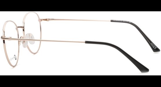meineBrille 04-96090-02, Braun Matt/Gold Glänzend seite - Ansicht 5