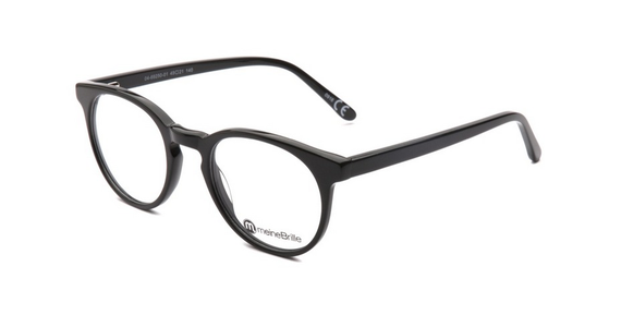 meineBrille 04-69250-01 , Schwarz Glänzend