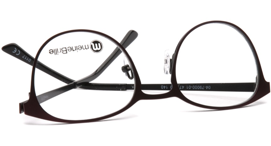 meineBrille 04-79000-01, Rot/Schwarz Matt umgedreht - Ansicht 6