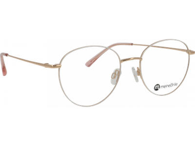 meineBrille Brille Damen meineBrille 04-96090-04, Weiß/Gold Ansicht 3