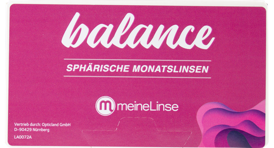 meineLinse balance sphärische Monatslinsen 3er - Ansicht 2