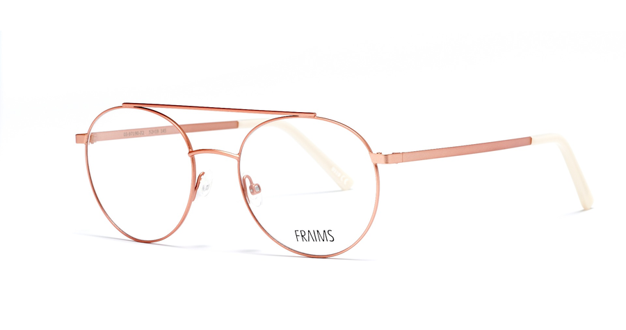 FRAIMS Brille Damen FRAIMS 03-97190-02 Jamie, Kupfergold Matt Ansicht 1