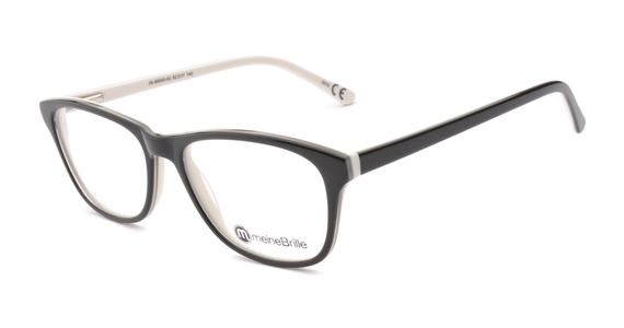 meineBrille 04-69040-02, Schwarz/Creme