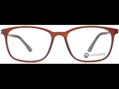 meineBrille 04-69120-02, Dunkel Braun Matt front