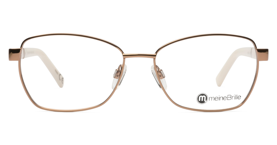 meineBrille 04-06020-01, Kupfergold/Alabaster Front - Ansicht 2