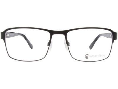 meineBrille 04-96010-01, Schwarz Matt front - Ansicht 2