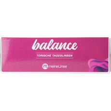 meineLinse balance torische Tageslinsen 30er