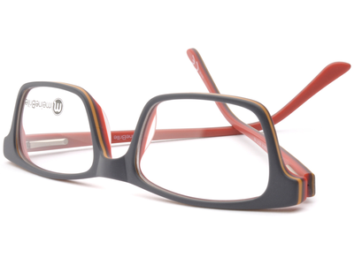 meineBrille 04-69240-01, Dunkel Blau/Orange/Rot umgedreht - Ansicht 5