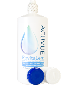 Acuvue RevitaLens in der 300ml Flasche mit Kontaktlinsenbehälter - Ansicht 2
