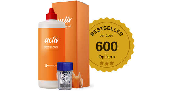  meineLinse activ Peroxidlösung Einzelflasche Ansicht 1