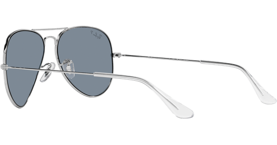 Ray-Ban Aviator Classic RB3025 003/02 Silber/Blau 58 - MEDIUM - Ansicht 5