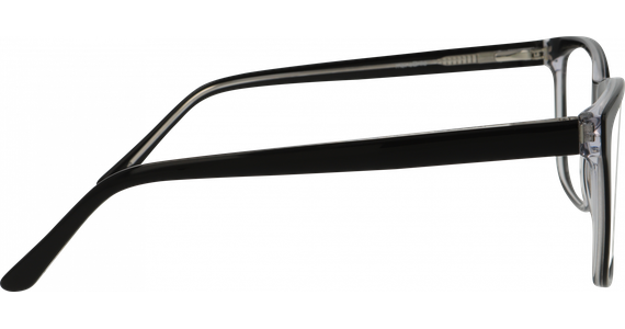 meineBrille 04-40180-01, Schwarz Transparent glänzend - Ansicht 4