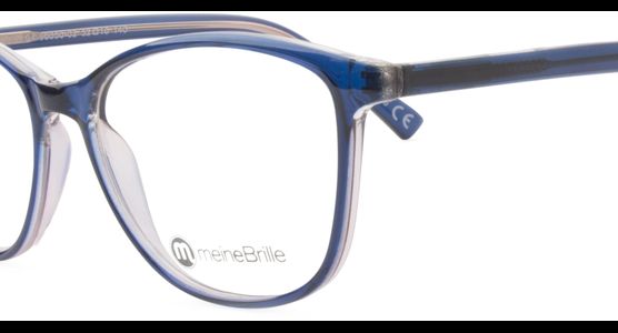 meineBrille 04-96050-02, Dunkel Blau/Blau Havanna nah - Ansicht 7
