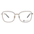 meineBrille 04-12080-01, Gold matt / Dunkelbraun matt Front