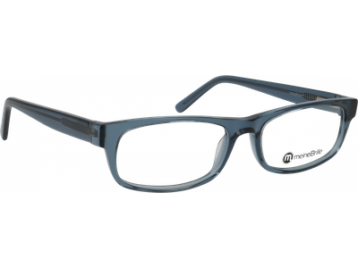 meineBrille Brille Unisex meineBrille 04-40140-02, Blau transparent Ansicht 2