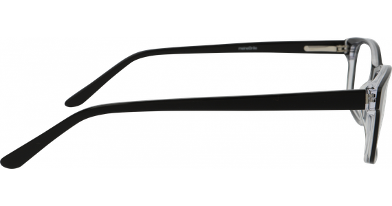 meineBrille 04-30080-02, Schwarz/Crystal - Ansicht 4