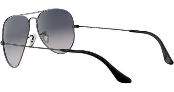 Ray-Ban Aviator Gradient RB3025 004/78 Grau/Blau Verlauf 62 - LARGE - Ansicht 5