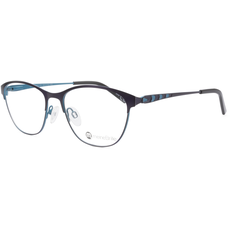 meineBrille 04-96020-02, Dunkel Violett/Türkis Matt links