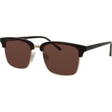 meineBrille Sonnenbrille Unisex meineBrille 14-46130-01, Gold/Braun