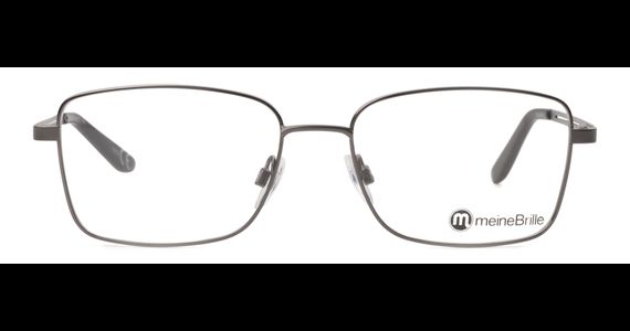 meineBrille 04-96080-01, Dunkel Gun Matt front - Ansicht 3