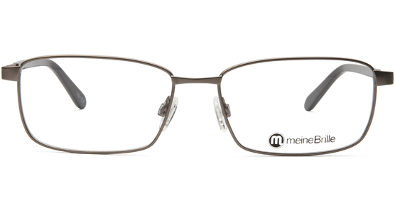 meineBrille 04-12090-02, Hell Gun matt / Dunkelgrau glänzend Front - Ansicht 3